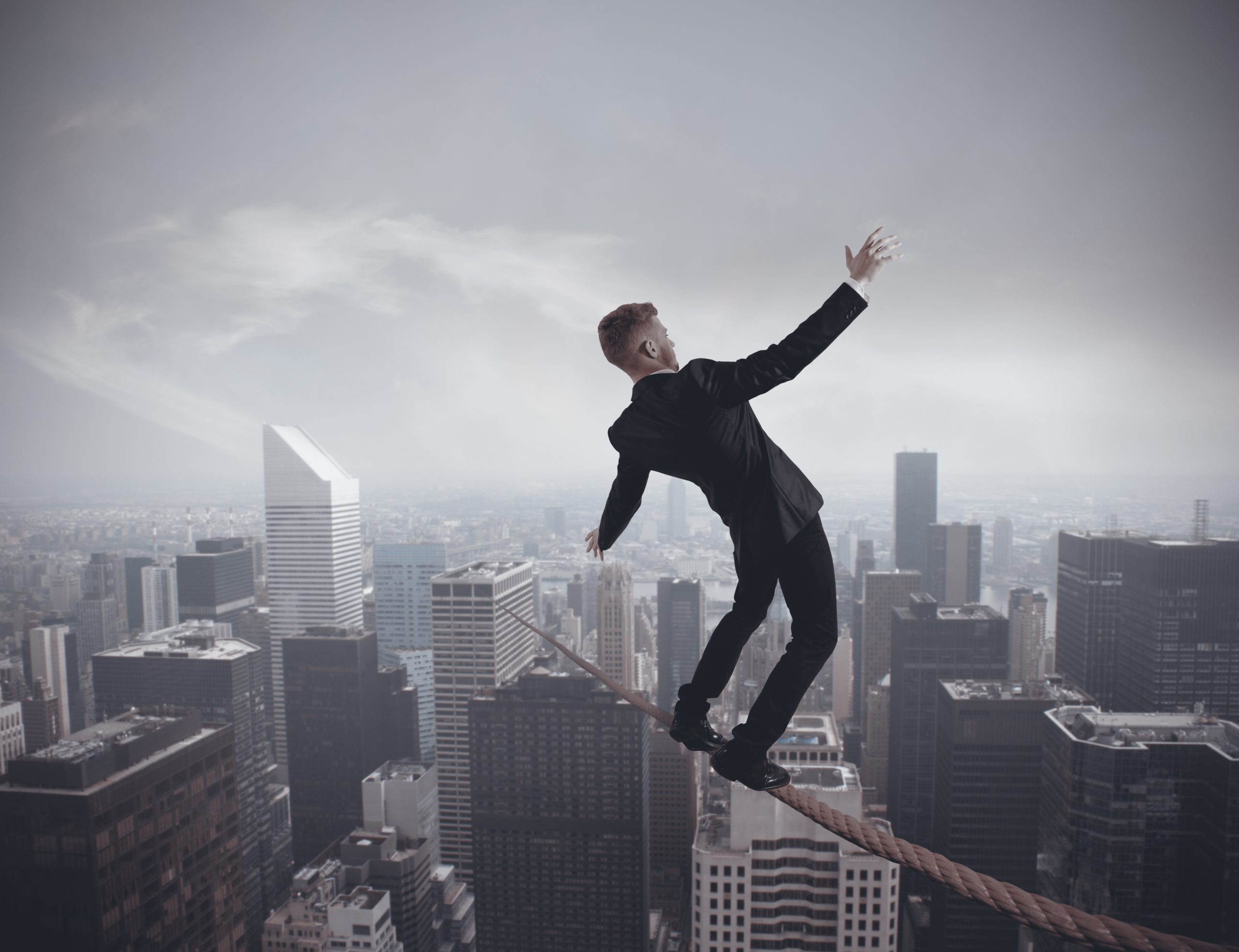 Business Tightrope Balancing